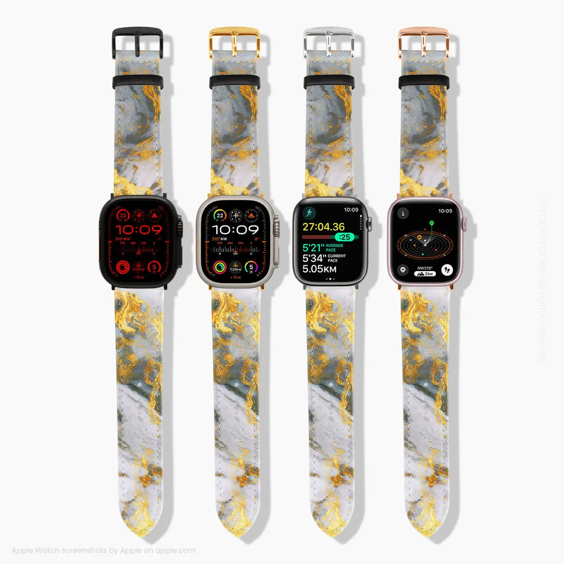 Mist Marble - Apple Watch Band