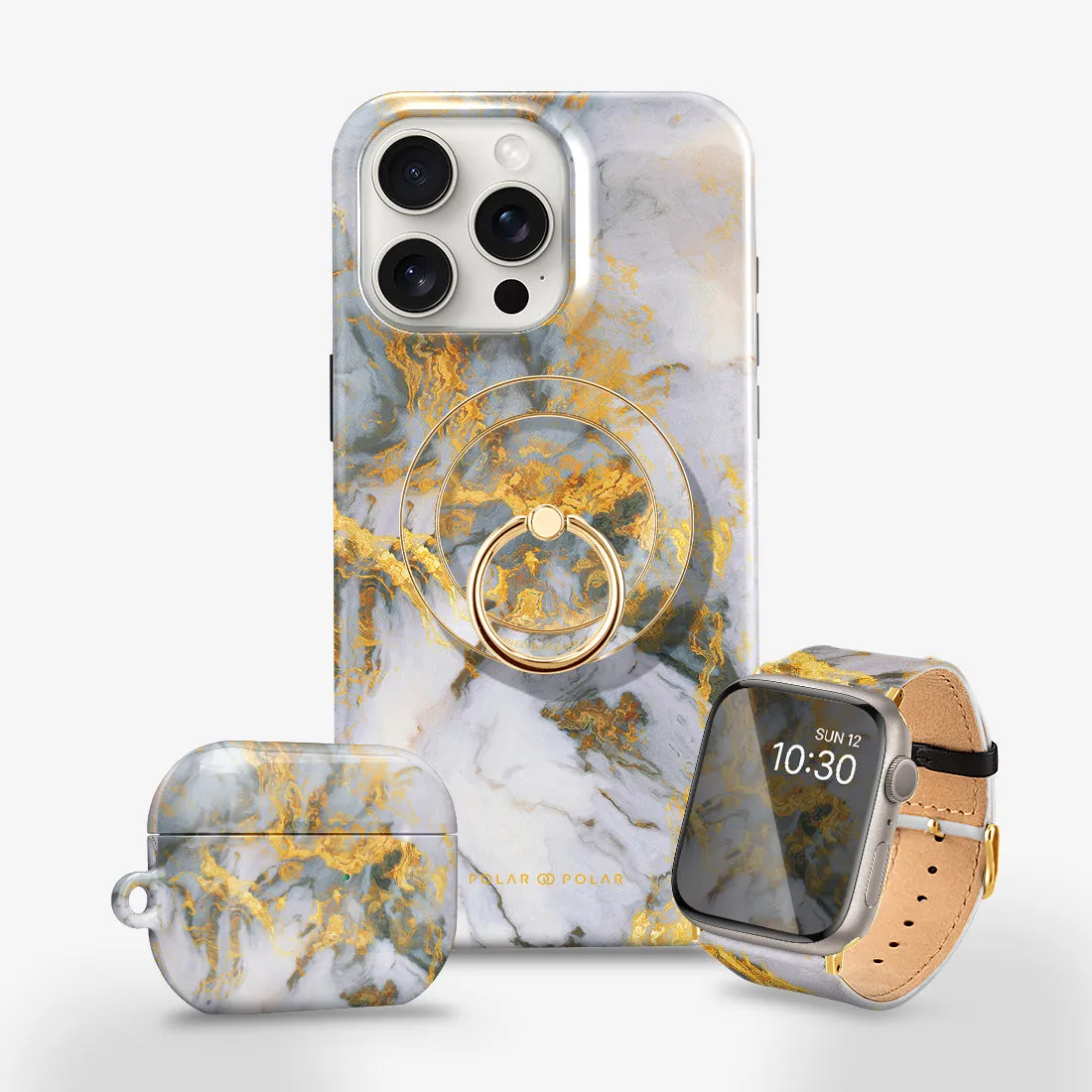 Mist Marble - Apple Watch Band