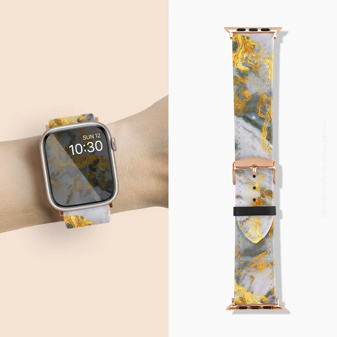 Mist Marble - Apple Watch Band