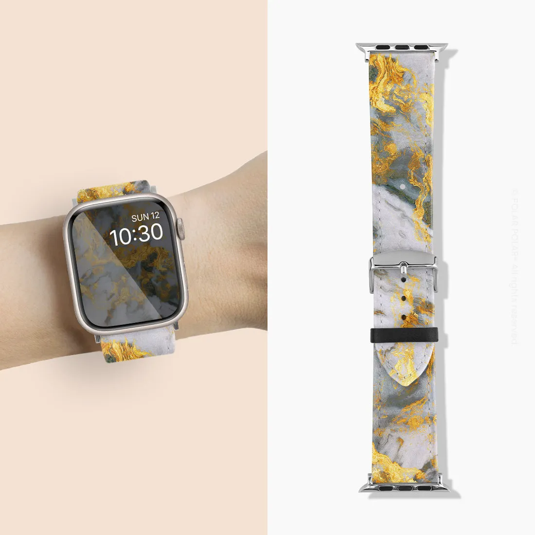 Mist Marble - Apple Watch Band