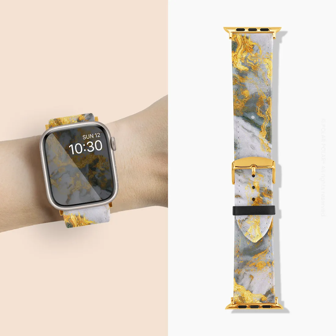 Mist Marble - Apple Watch Band