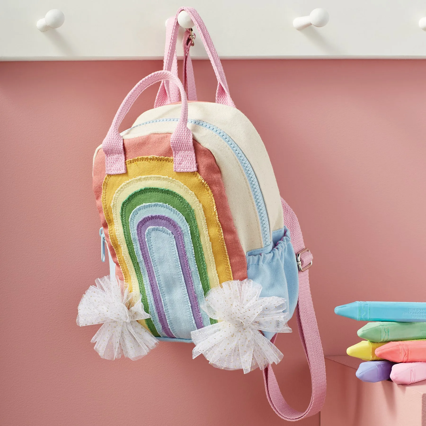 Mud Pie Rainbow Backpack