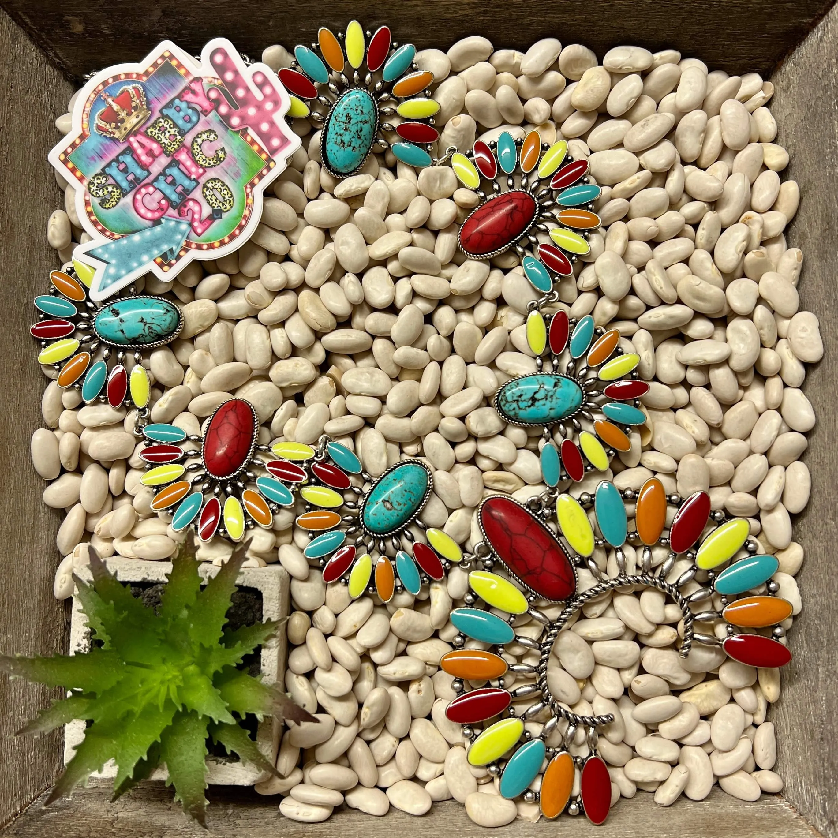 Multicolor Squash Necklace