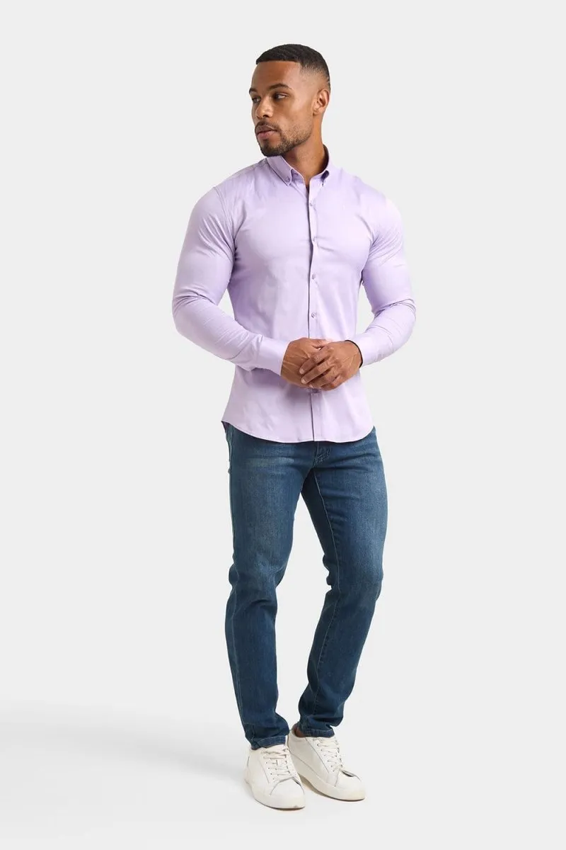 Muscle Fit Signature Shirt in Lilac
