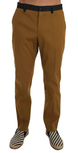 Mustard Yellow Wool Cotton Pants