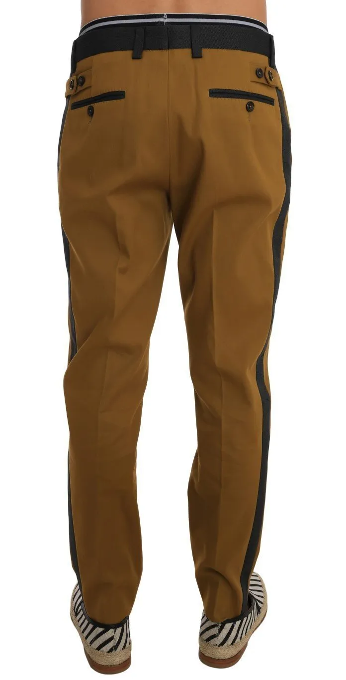 Mustard Yellow Wool Cotton Pants