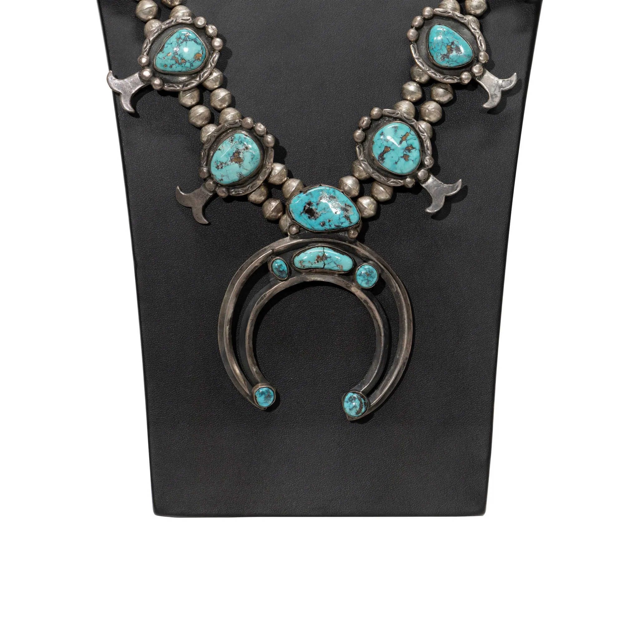 Navajo Turquoise Squash Blossom