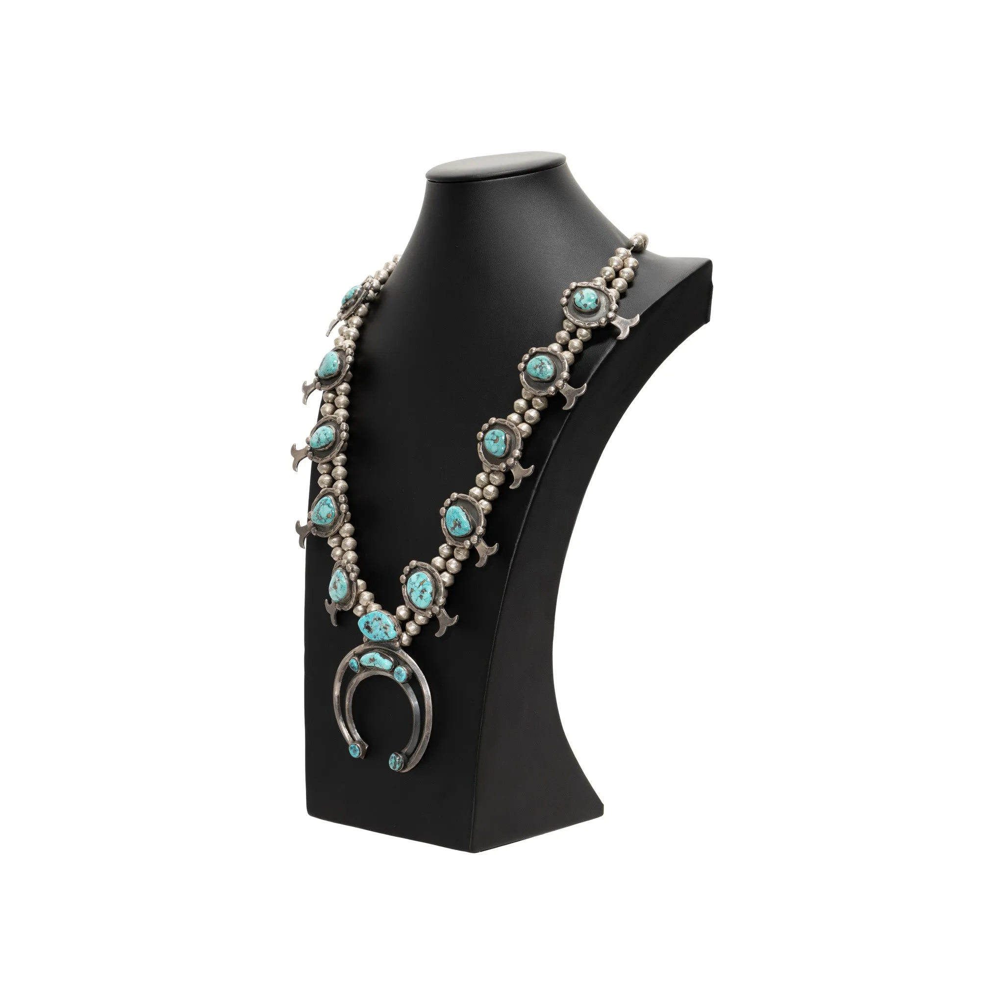Navajo Turquoise Squash Blossom