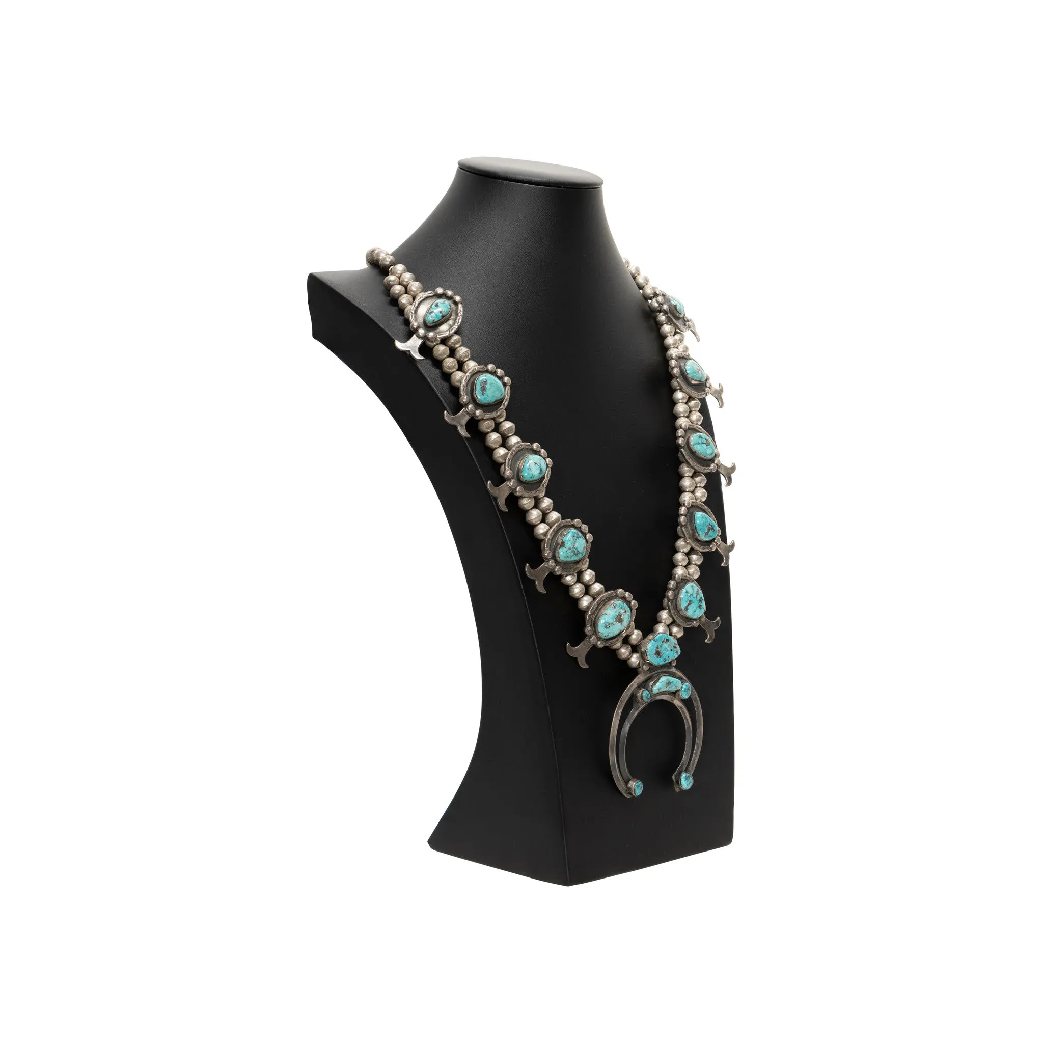 Navajo Turquoise Squash Blossom