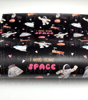 Need Some Space Astronaut Faux Leather Sheet USDR