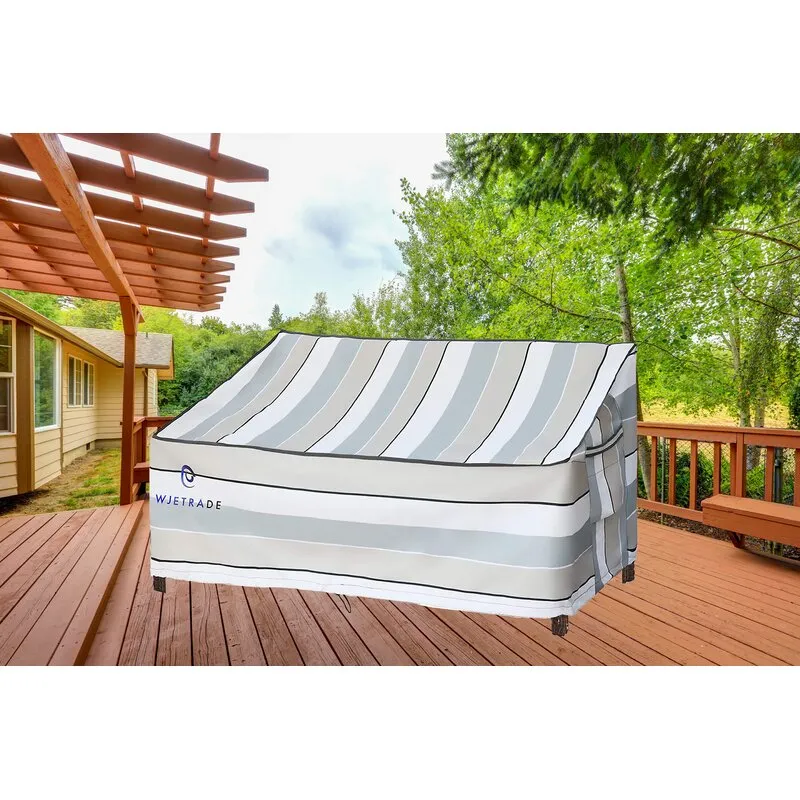 New Wayfair Outdoor Loveseat/Bench Cover Waterproof UV Resistant Beige Grey! Retails $105 