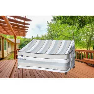 New Wayfair Outdoor Loveseat/Bench Cover Waterproof UV Resistant Beige Grey! Retails $105 