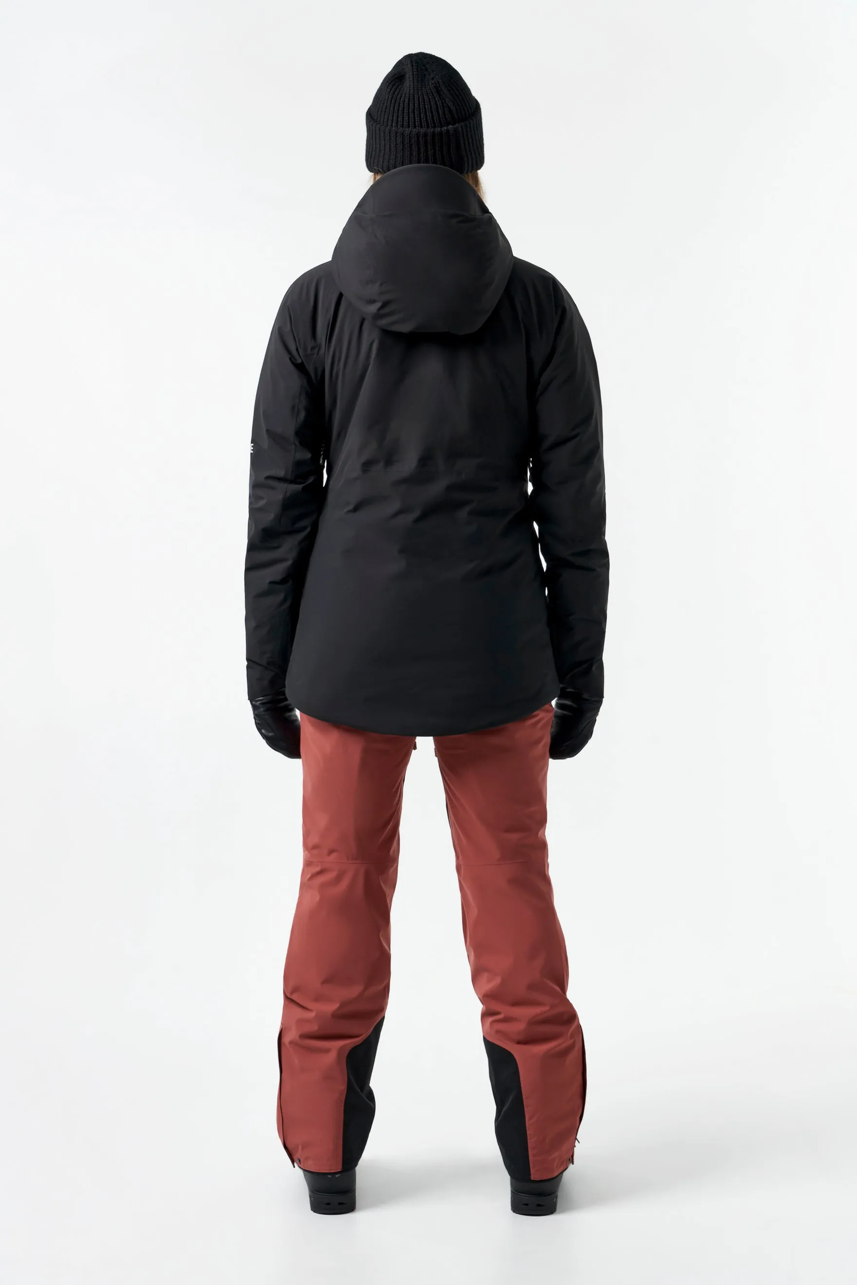 Nina Hybrid Insulated Jacket-Black