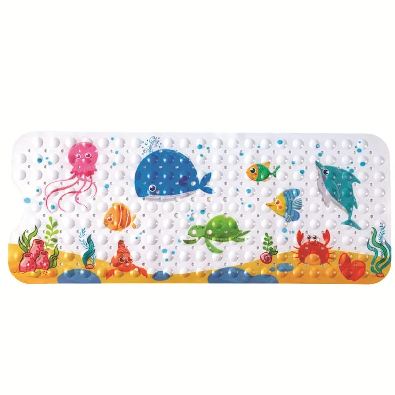 Non-slip Bathroom Fish Printing Mat
