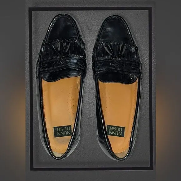 Nunn Bush Black w/ Tassel accent, Size 9 1/2