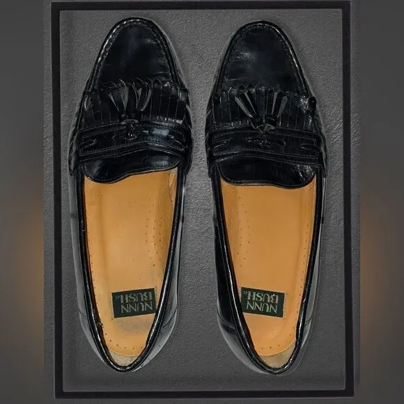 Nunn Bush Black w/ Tassel accent, Size 9 1/2