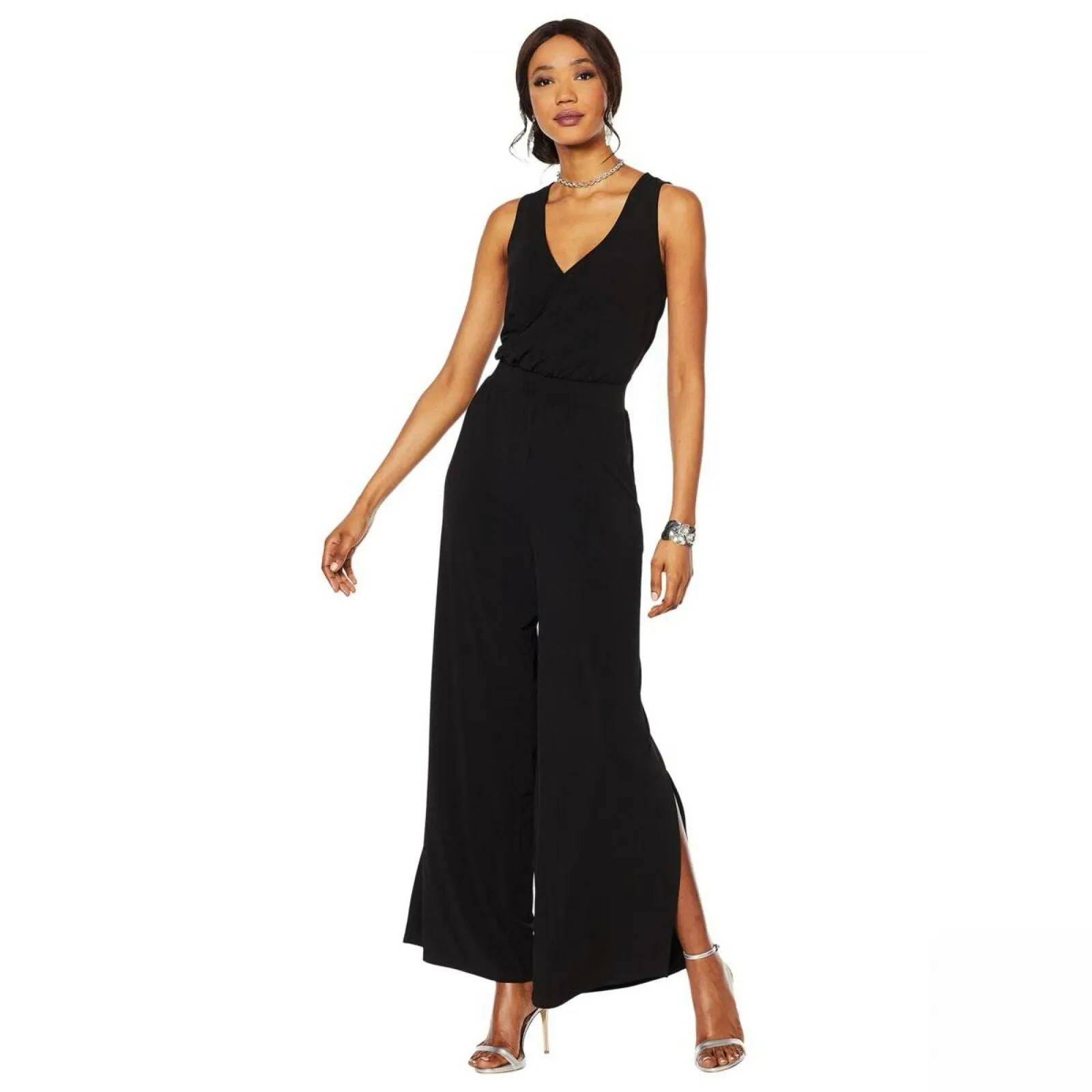 NWT G By Giuliana Womens Knit Jumpsuit. 649943-Tall Small Tall
