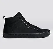 OCA High All Black Canvas Sneaker Women