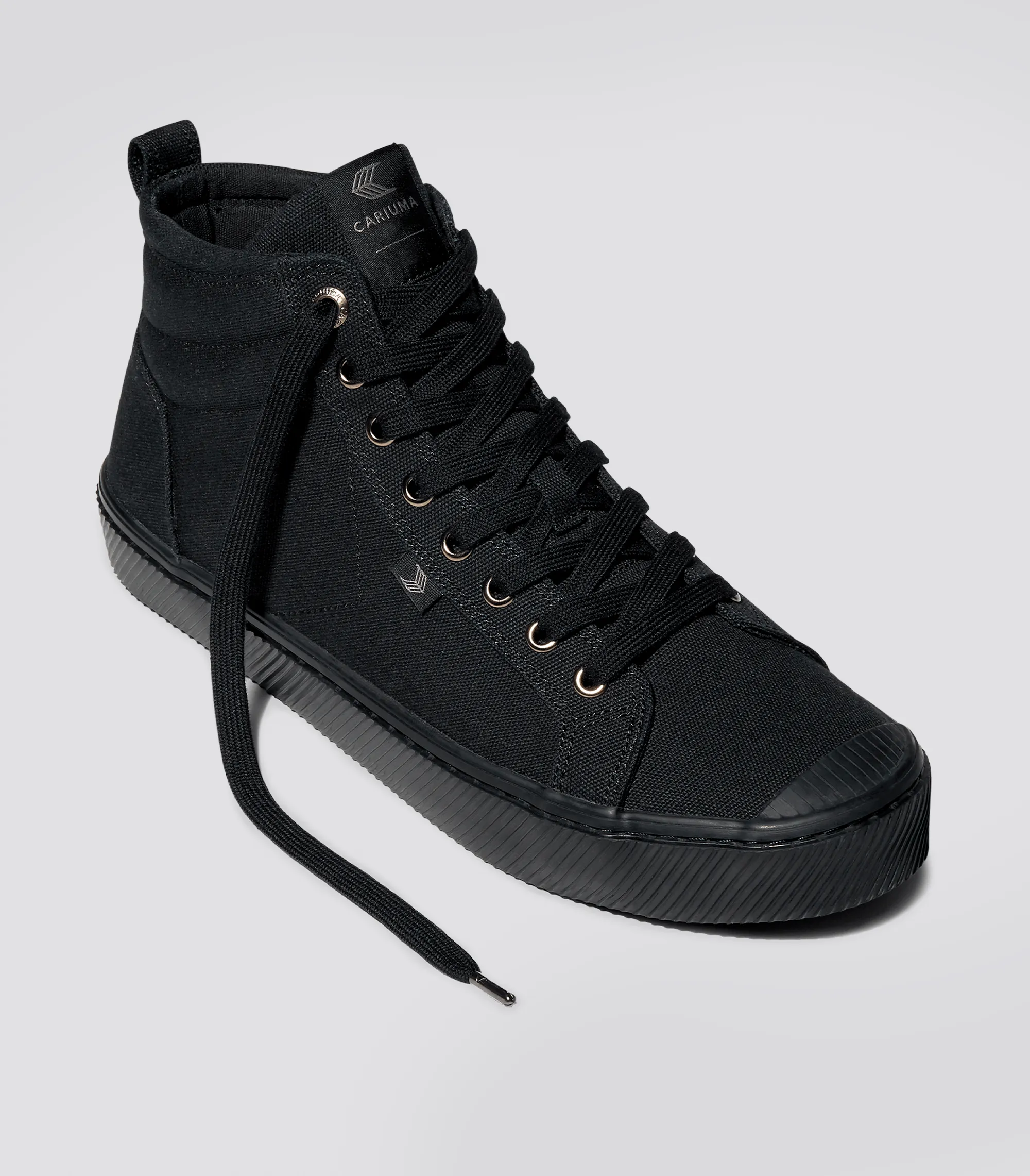 OCA High All Black Canvas Sneaker Women