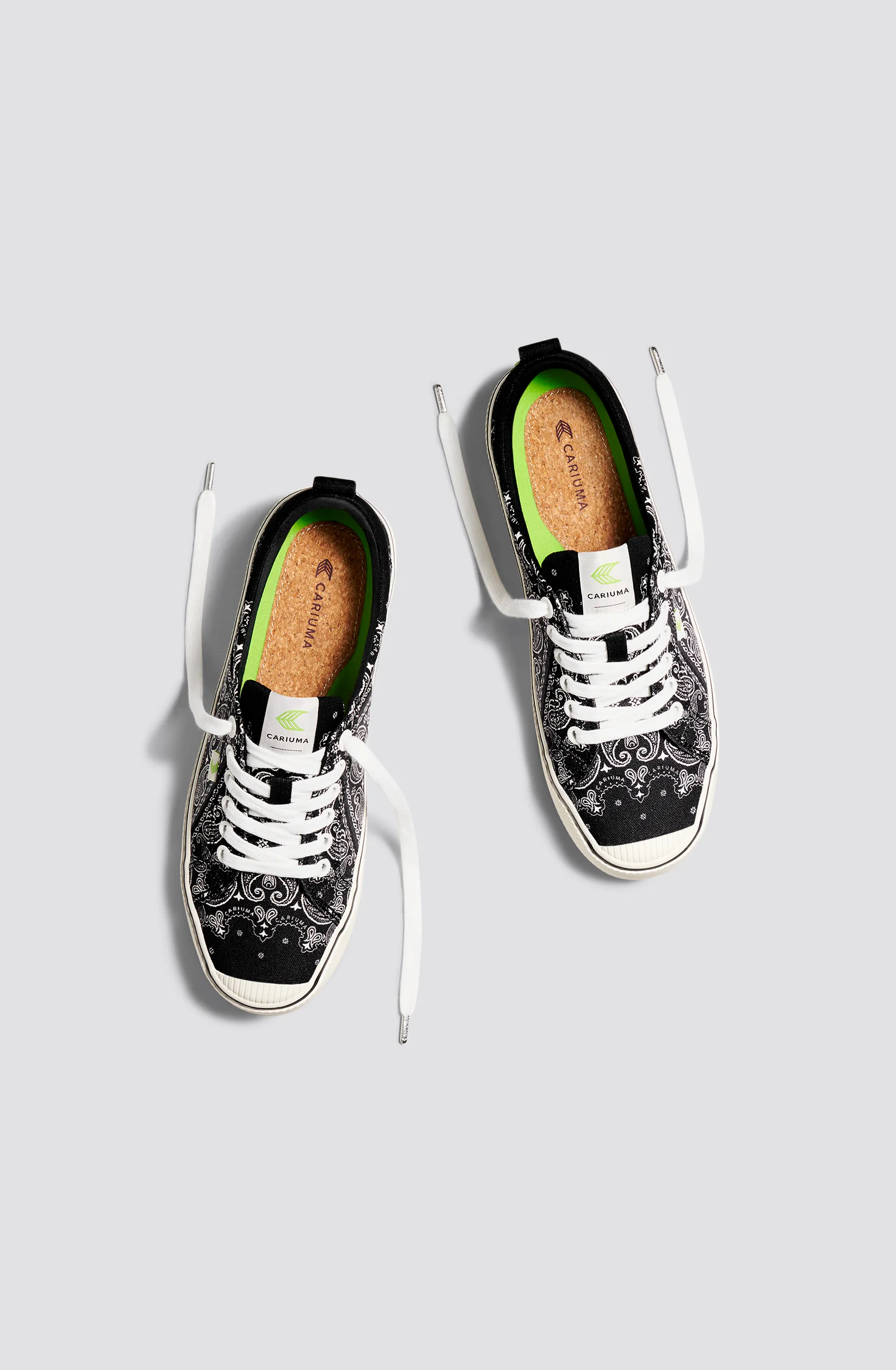 OCA Low Black Bandana Canvas Sneaker Women