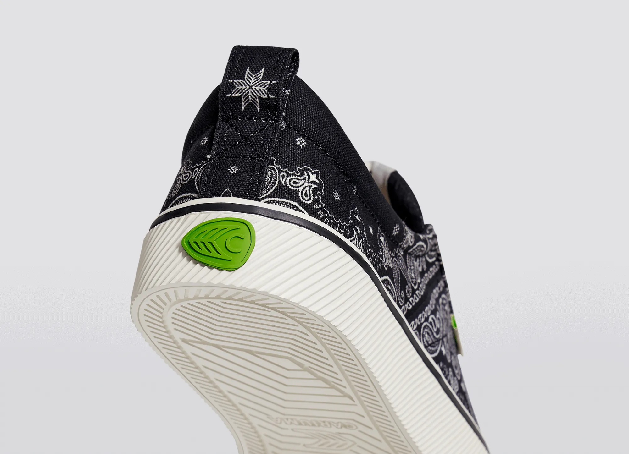 OCA Low Black Bandana Canvas Sneaker Women