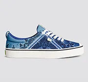OCA Low Blue Bandana Canvas Sneaker Women