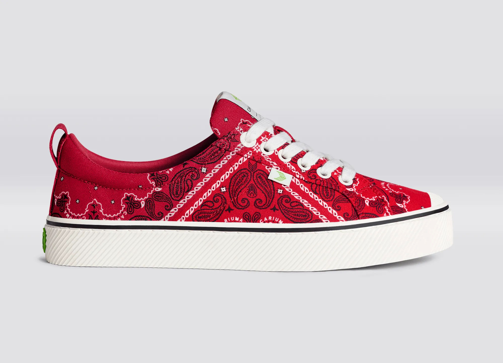 OCA Low Red Bandana Canvas Sneaker Women