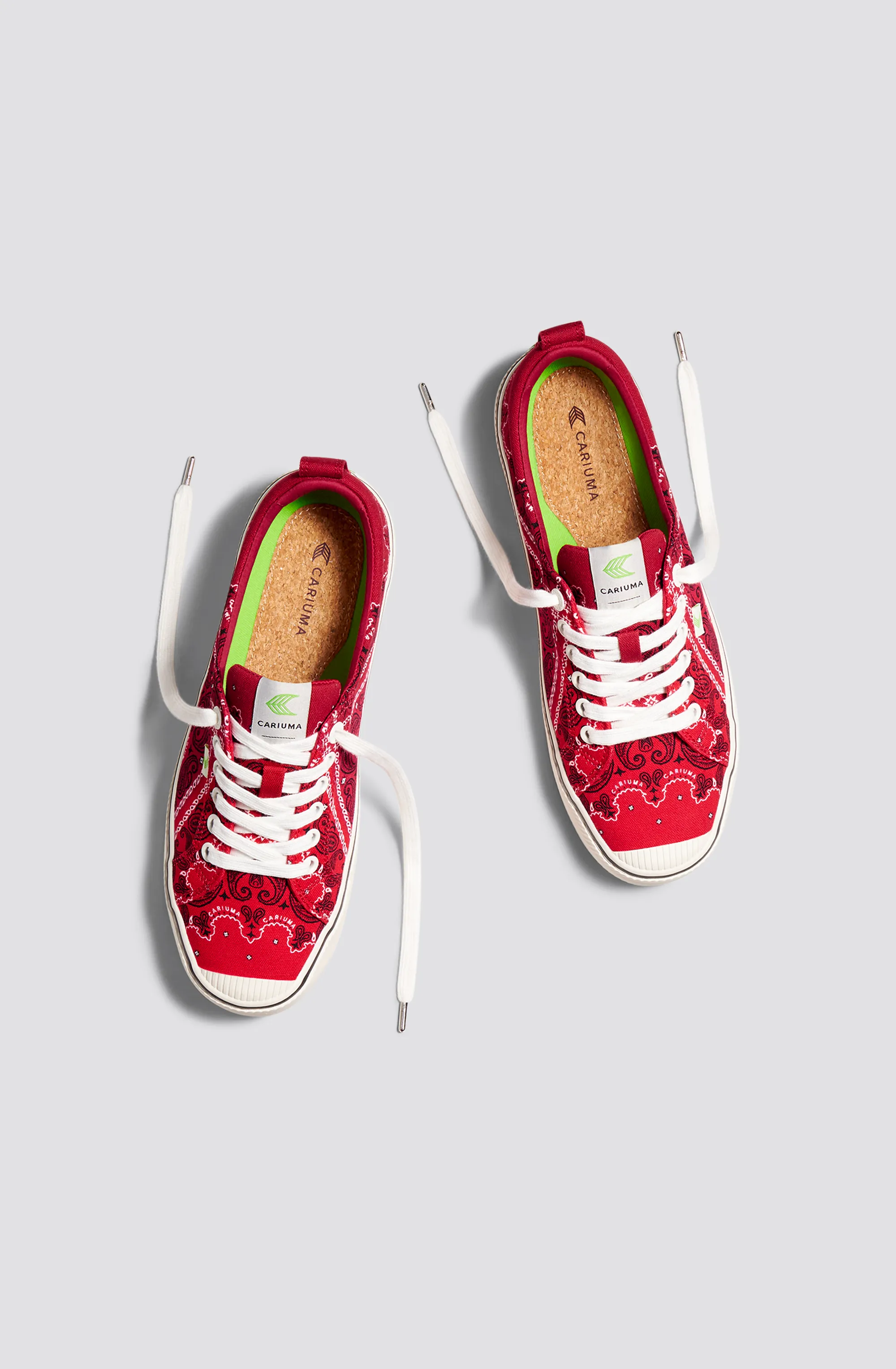 OCA Low Red Bandana Canvas Sneaker Women