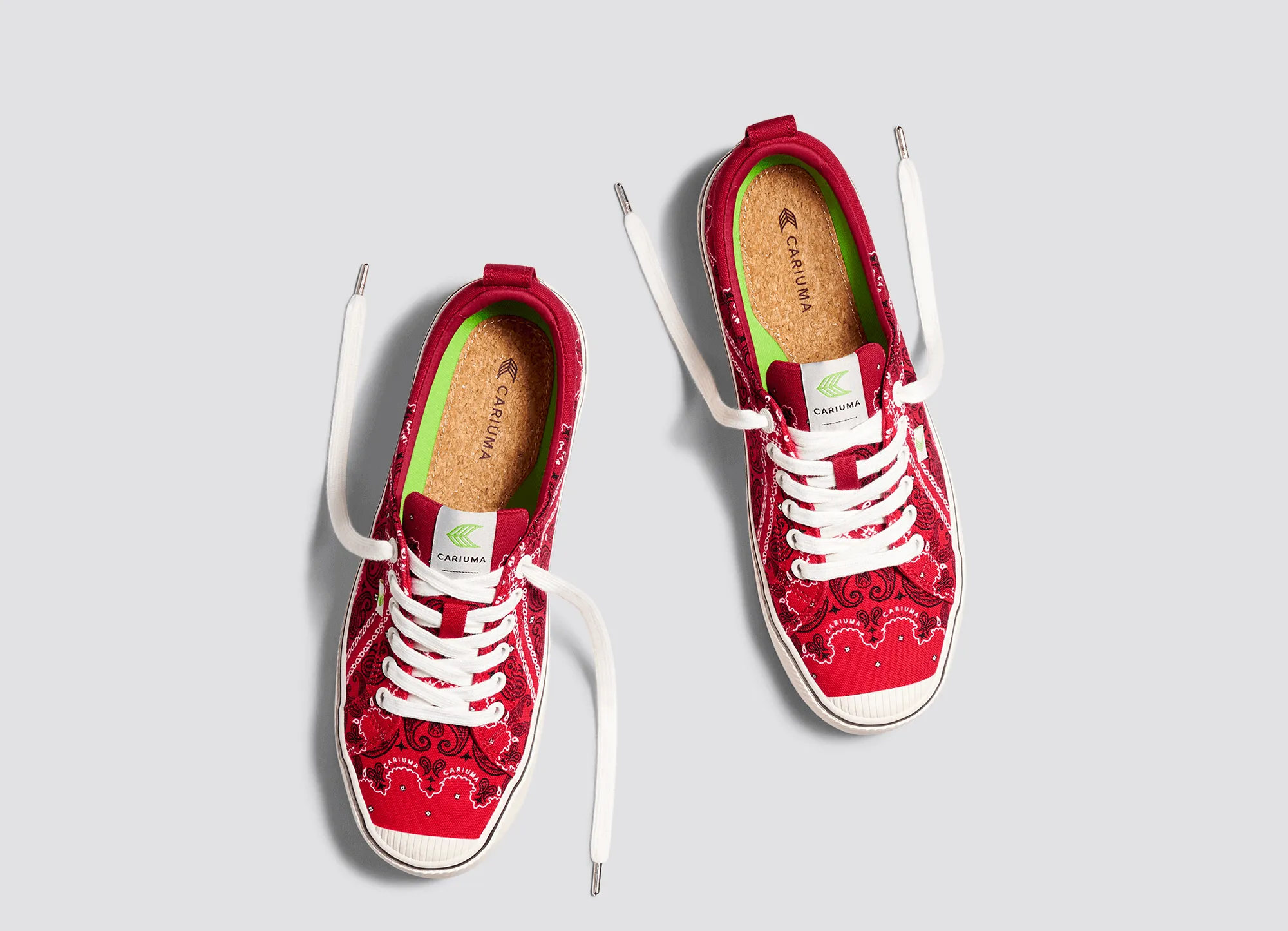 OCA Low Red Bandana Canvas Sneaker Women