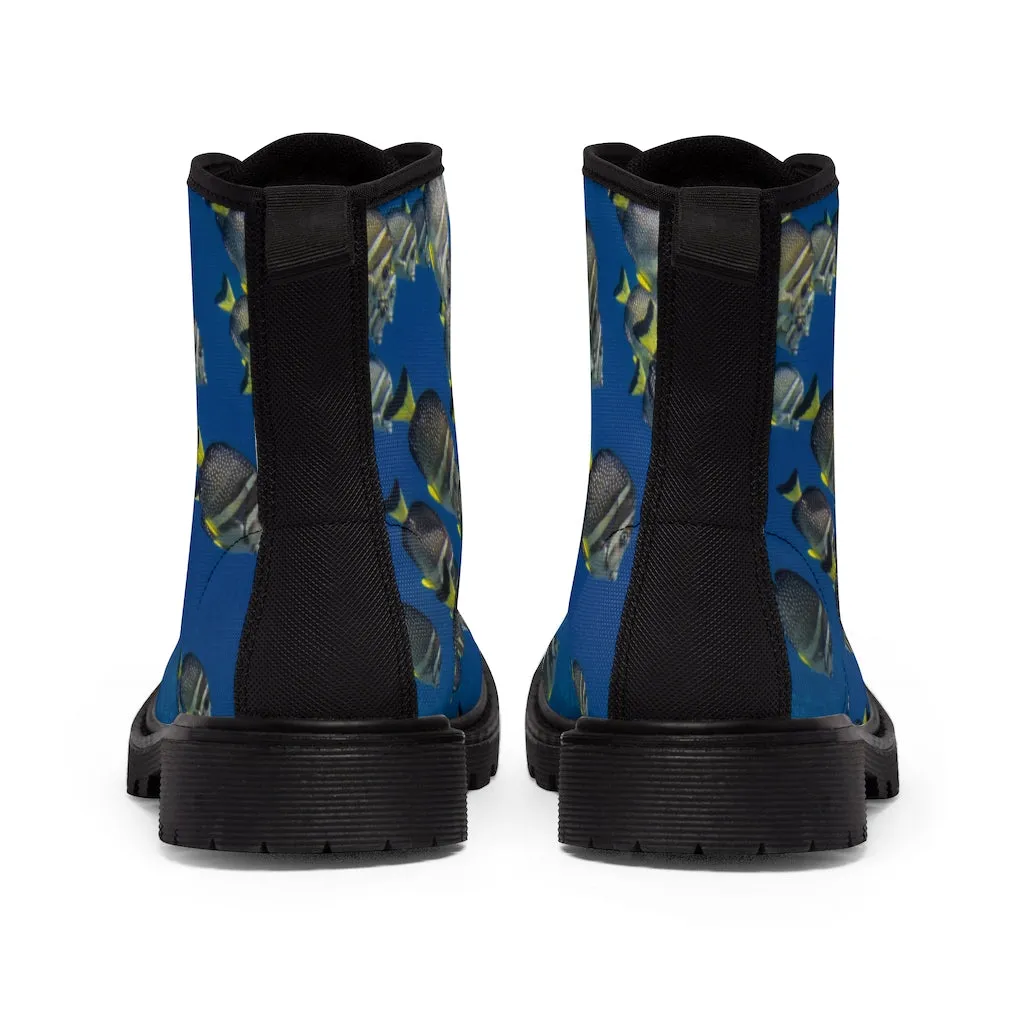 Ocean Tangs Men's Canvas Boots