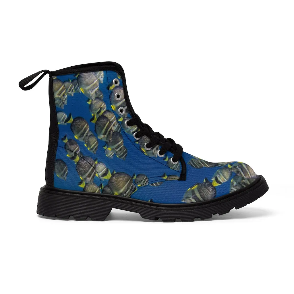 Ocean Tangs Men's Canvas Boots