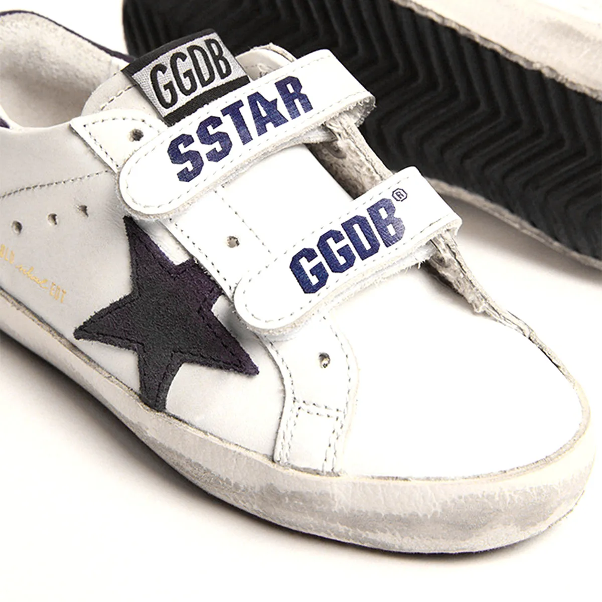 Old School Blue Depths Velcro Sneaker