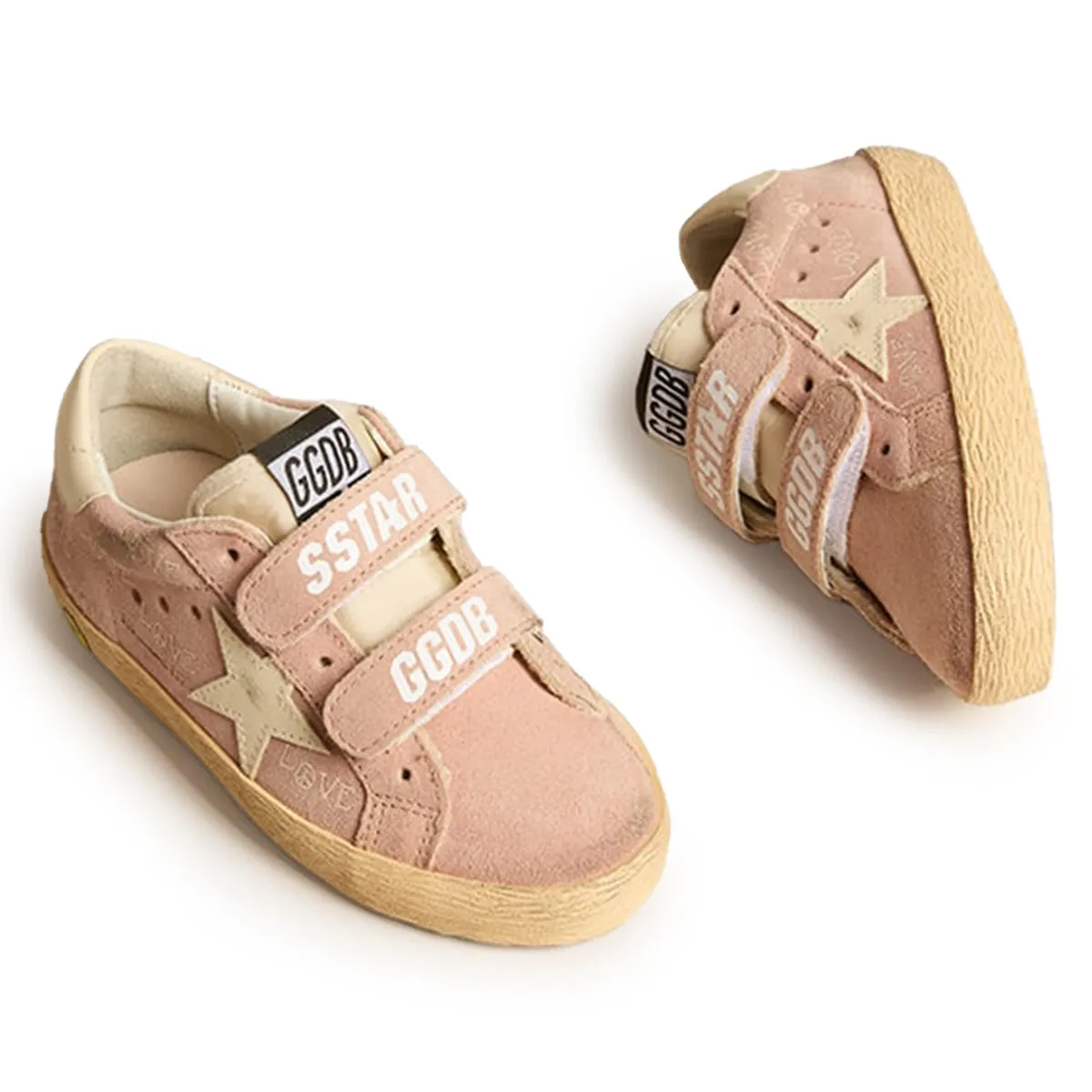 Old School Rose Suede Love Sneaker