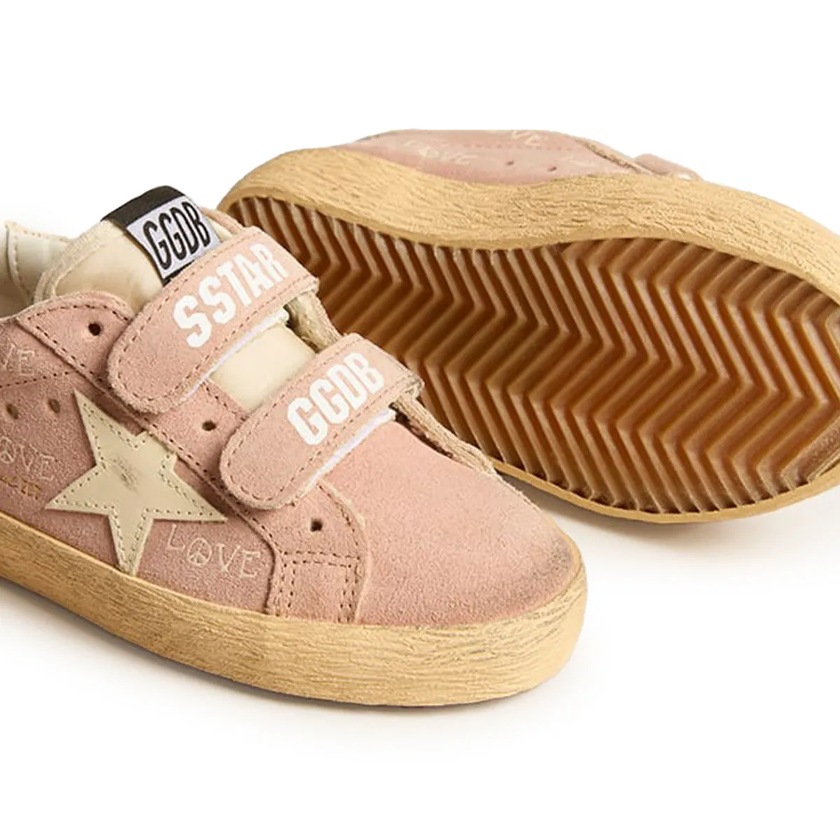 Old School Rose Suede Love Sneaker