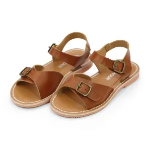 Olympia Cognac Buckled Sandal