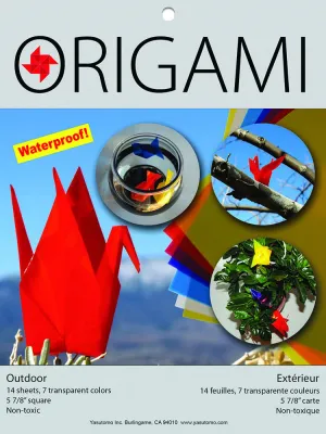 Origami Waterproof Outdoor Paper Pack, 5 7/8" (14 Sheets)