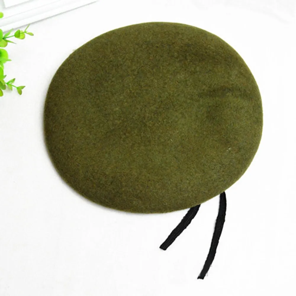 Outdoor Breathable Pure Wool Men and Women Beret Hat | Special Forces Hat Camp Hat