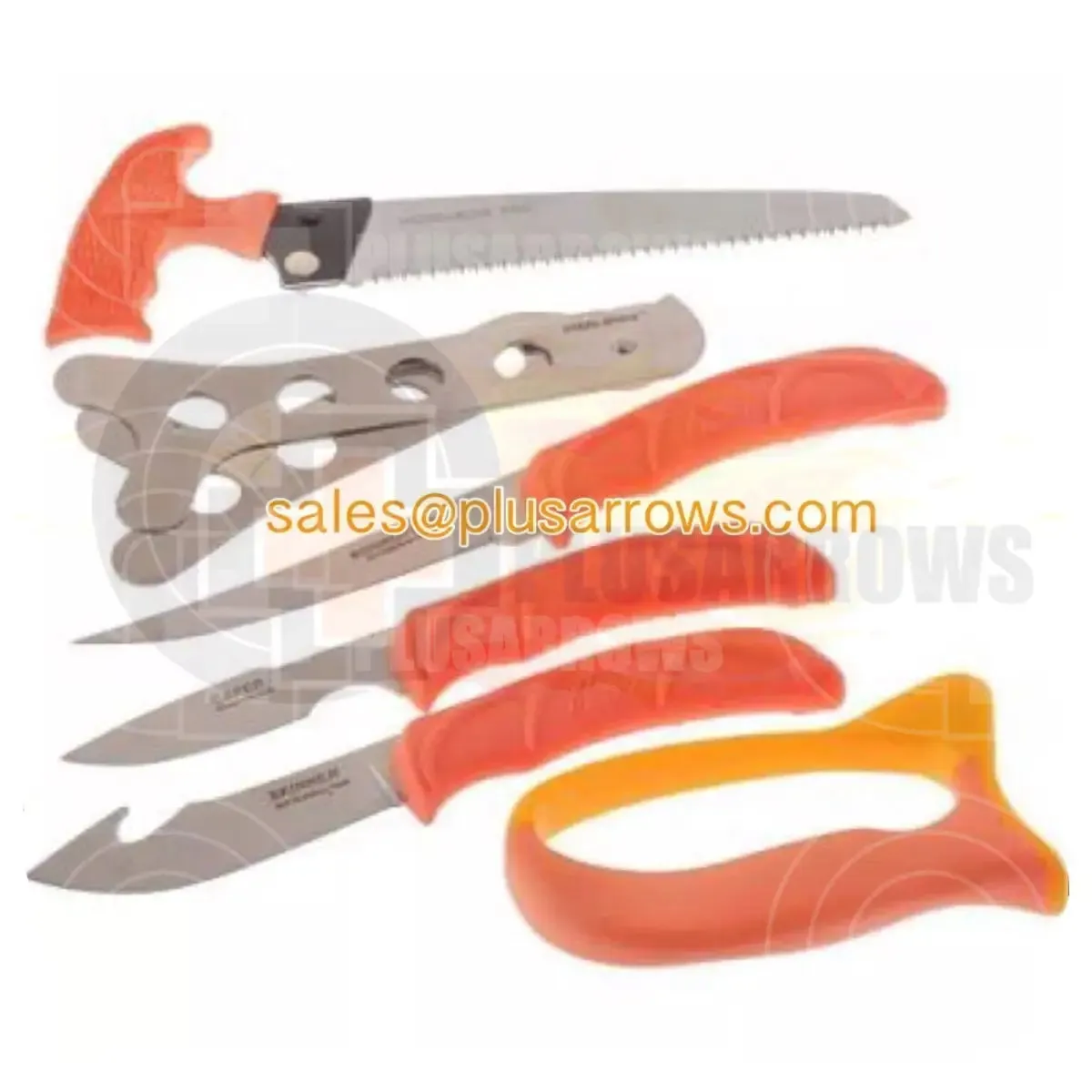Outdoor Edge Wild Pak Game Processing Hunting Knife Set With Hard Case