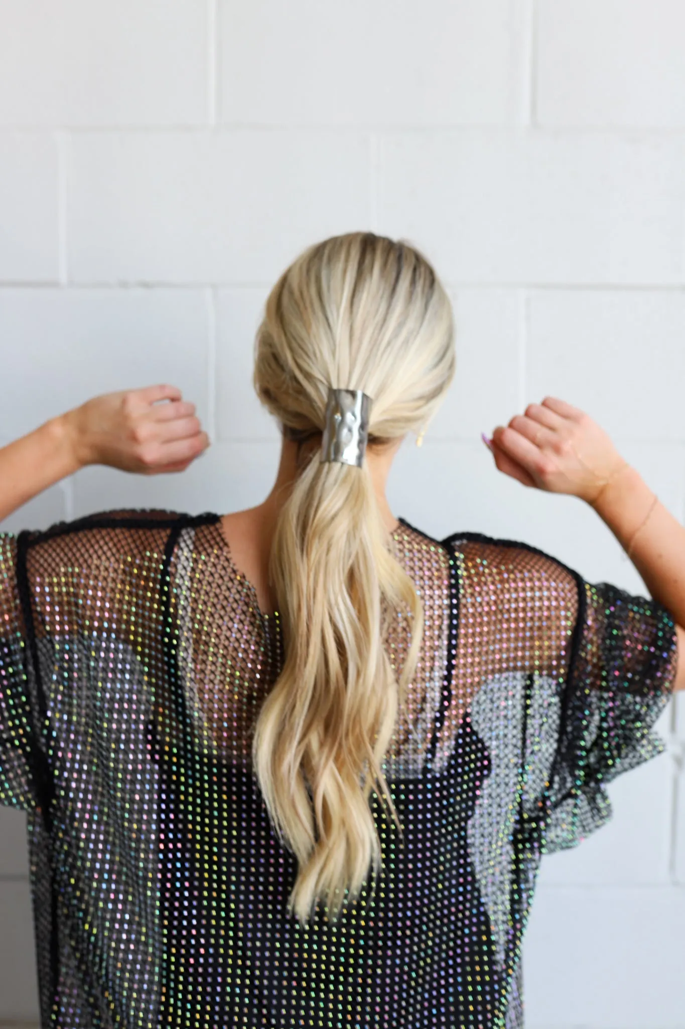 OVERSIZED PONYTAIL CUFF ( GOLD   SILVER )