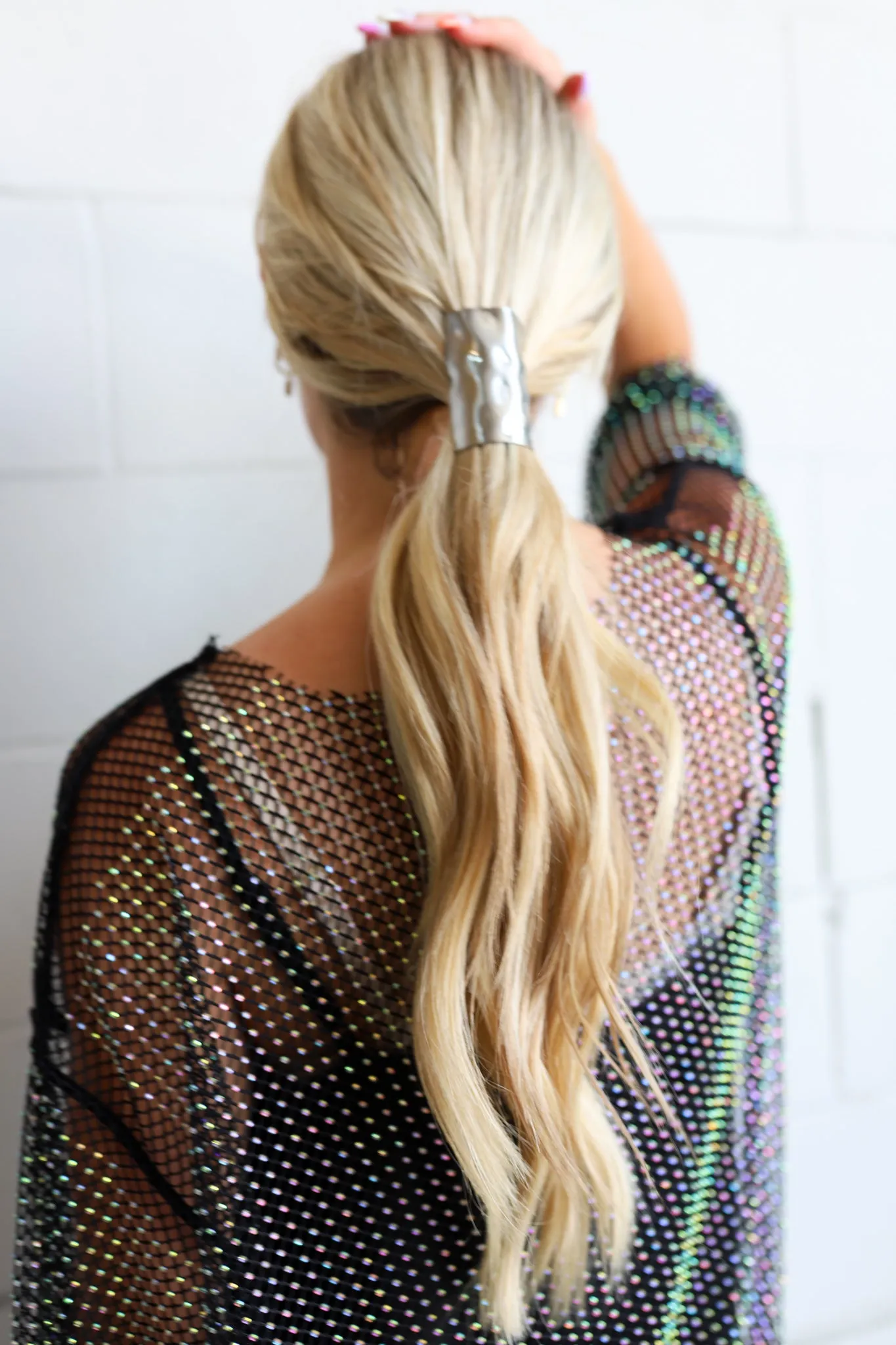OVERSIZED PONYTAIL CUFF ( GOLD   SILVER )