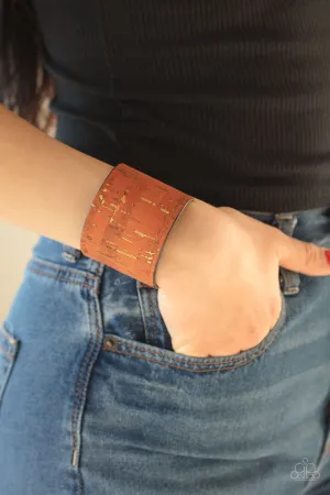 Paparazzi Accessories - Up To Scratch - Orange Bracelet