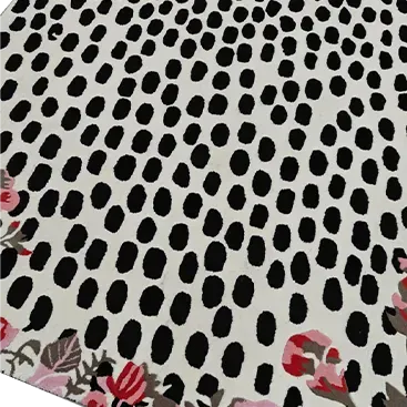 Pastel Pink Floral Animal Print Hand Tufted Rug