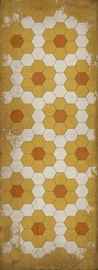 Pattern 02 "Pushing Up Daisies" Vinyl Floorcloth - Spicher & Co.
