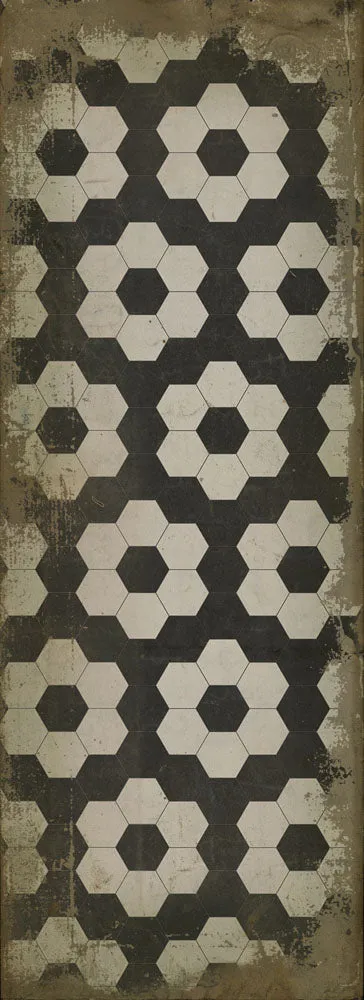 Pattern 02 "Resonance" Vinyl Floorcloth - Spicher & Co.