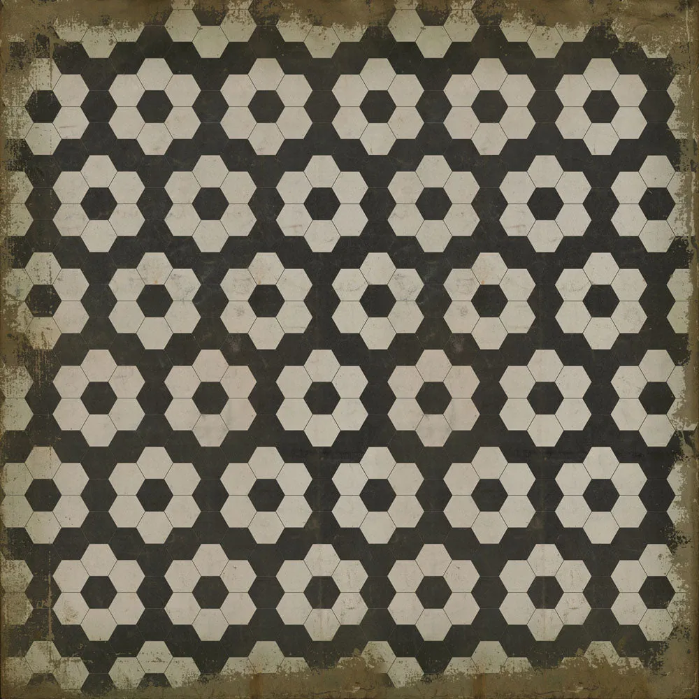 Pattern 02 "Resonance" Vinyl Floorcloth - Spicher & Co.