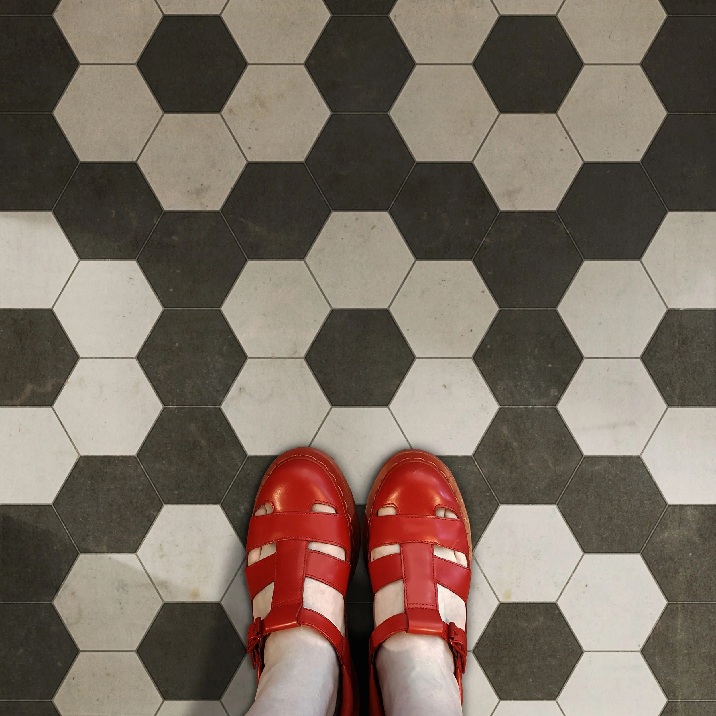 Pattern 02 "Resonance" Vinyl Floorcloth - Spicher & Co.
