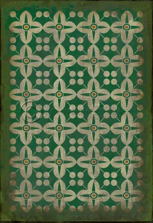 Pattern 03 "Emerald City" Vinyl Floorcloth - Spicher & Co.