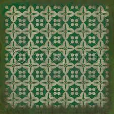 Pattern 03 "Emerald City" Vinyl Floorcloth - Spicher & Co.
