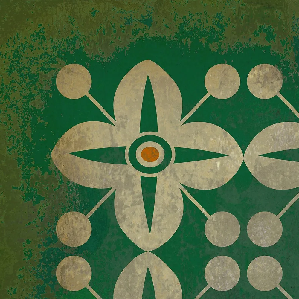 Pattern 03 "Emerald City" Vinyl Floorcloth - Spicher & Co.