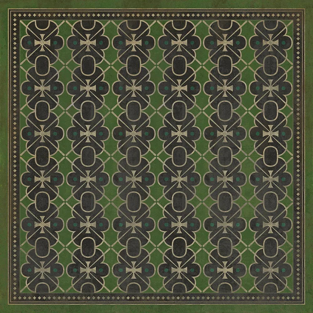 Pattern 05 "Scotland Yard" Vinyl Floorcloth - Spicher & Co.